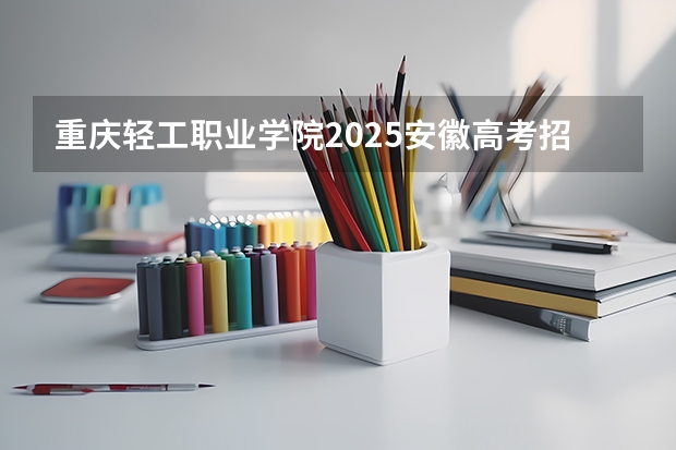 重庆轻工职业学院2025安徽高考招生计划 招多少人