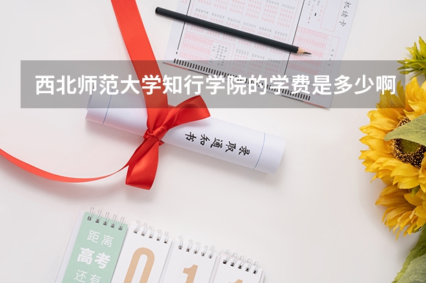 西北师范大学知行学院的学费是多少啊