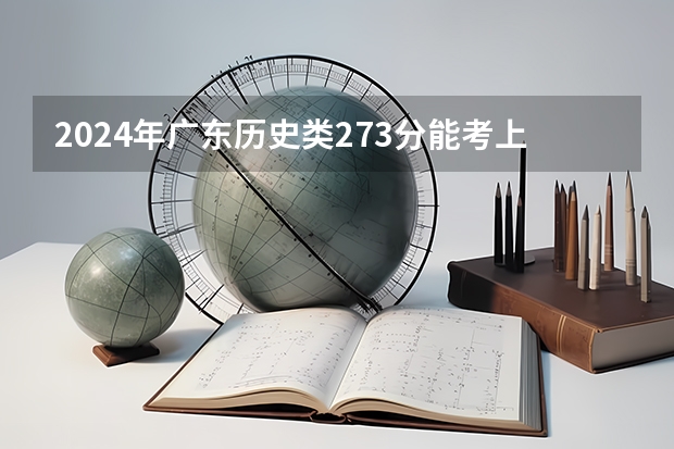 2024年广东历史类273分能考上什么大学？