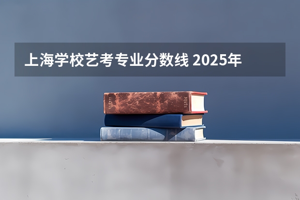 上海学校艺考专业分数线 2025年美术类录取分数线