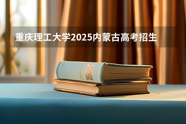 重庆理工大学2025内蒙古高考招生计划 招多少人