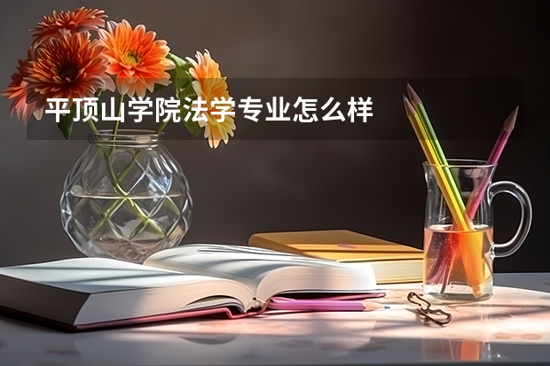 平顶山学院法学专业怎么样