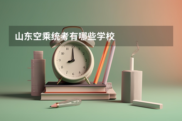 山东空乘统考有哪些学校