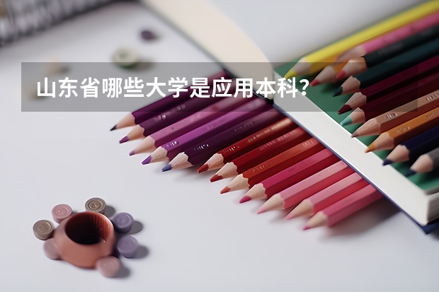 山东省哪些大学是应用本科？