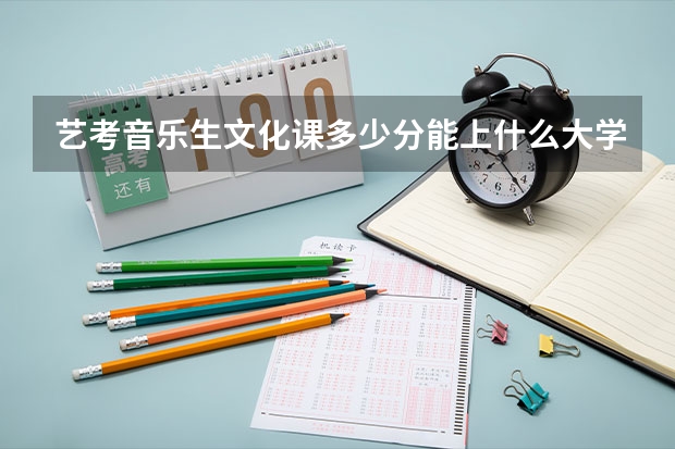 艺考音乐生文化课多少分能上什么大学？