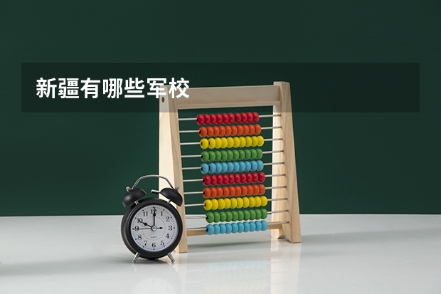 新疆有哪些军校
