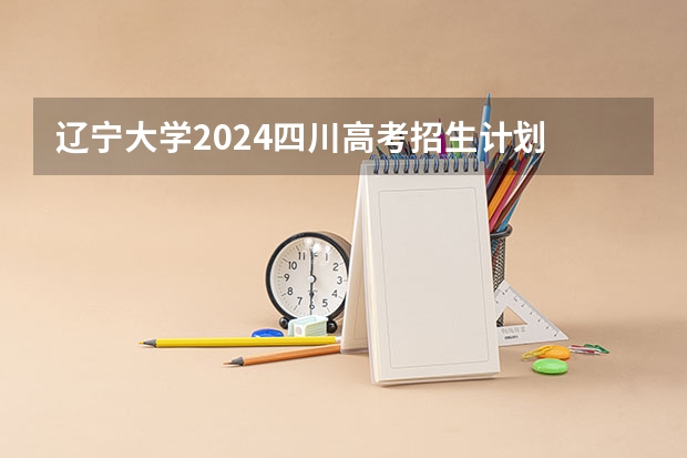 辽宁大学2024四川高考招生计划 招多少人