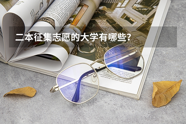 二本征集志愿的大学有哪些？