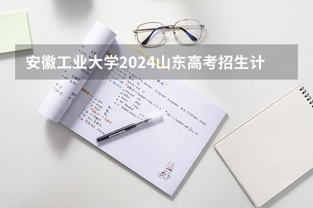 安徽工业大学2024山东高考招生计划 招多少人