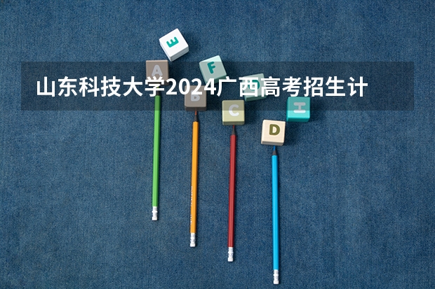 山东科技大学2024广西高考招生计划 招多少人