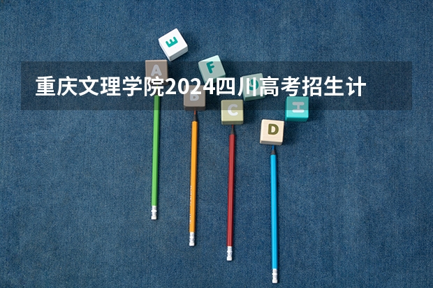 重庆文理学院2024四川高考招生计划 招多少人