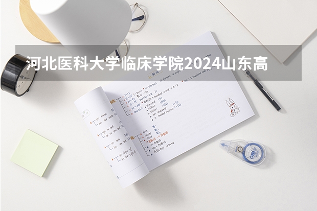 河北医科大学临床学院2024山东高考招生计划 招多少人