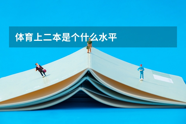 体育上二本是个什么水平