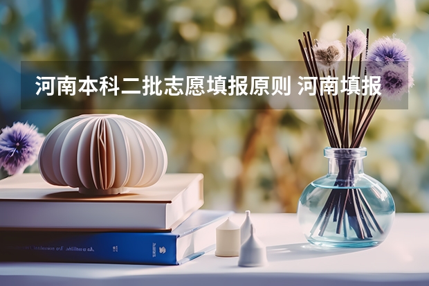 河南本科二批志愿填报原则 河南填报志愿可以填几个学校