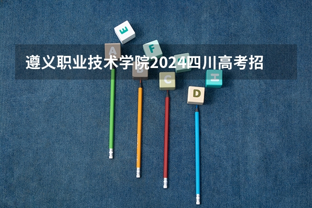 遵义职业技术学院2024四川高考招生计划 招多少人