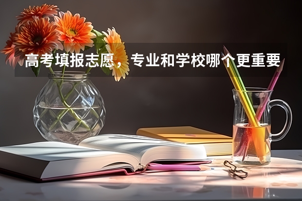 高考填报志愿，专业和学校哪个更重要？为什么呢？