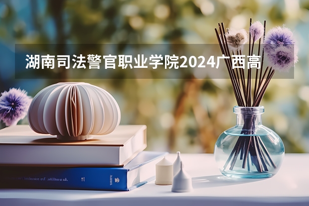 湖南司法警官职业学院2024广西高考招生计划 招多少人