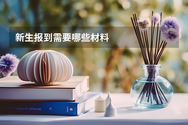 新生报到需要哪些材料