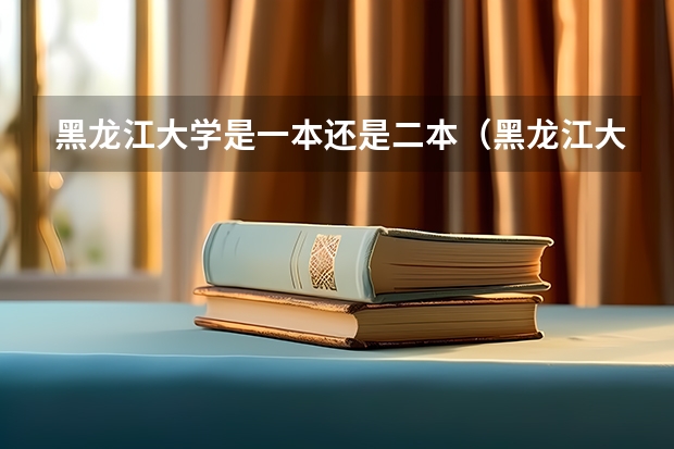 黑龙江大学是一本还是二本（黑龙江大学二表录取分数线）
