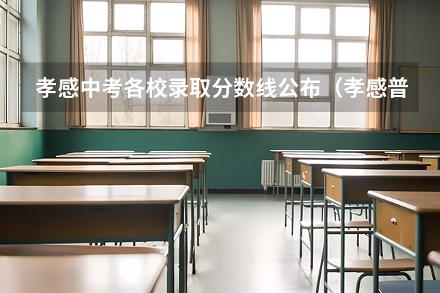 孝感中考各校录取分数线公布（孝感普高录取分数线）