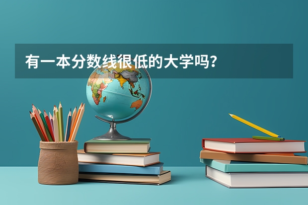 有一本分数线很低的大学吗？