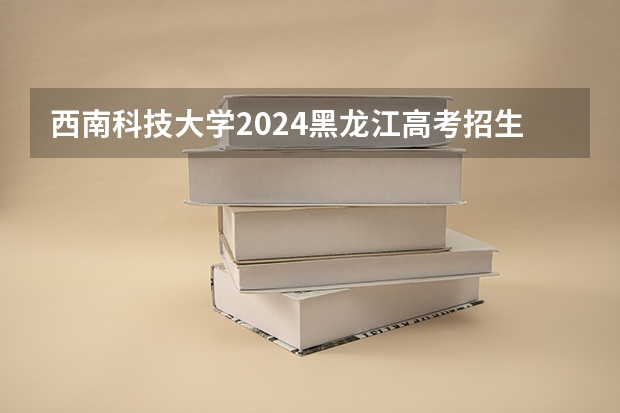 西南科技大学2024黑龙江高考招生计划 招多少人