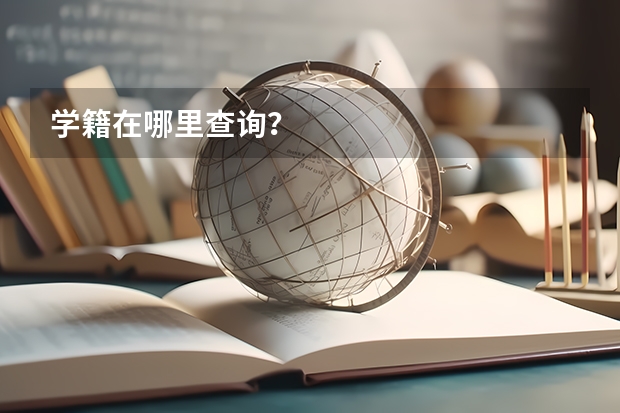 学籍在哪里查询？