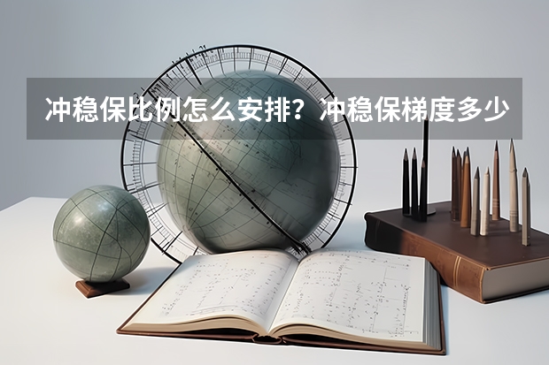 冲稳保比例怎么安排？冲稳保梯度多少分合适？
